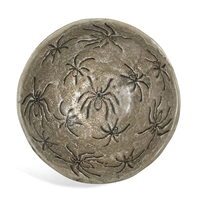 Spooky Spiders 10-3/4" Decorative Ceramic Bowl