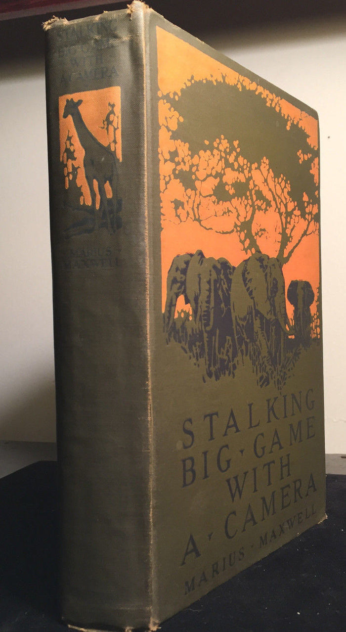 STALKING BIG GAME WITH A CAMERA, Marius Maxwell 1st/1st 1924 Photographs, Rare