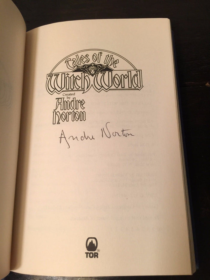 TALES OF THE WITCH WORLD - Andre Norton 1st/1st 1987, HC/DJ, Near Mint + SIGNED
