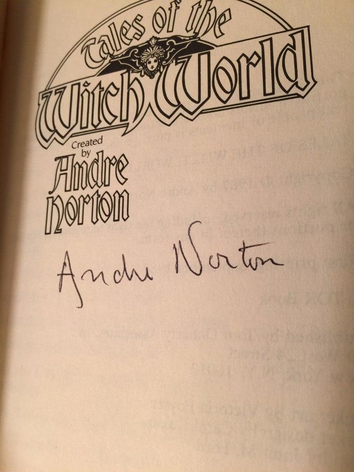 TALES OF THE WITCH WORLD - Andre Norton 1st/1st 1987, HC/DJ, Near Mint + SIGNED