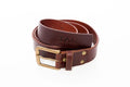 Tan Leather Belt Brown