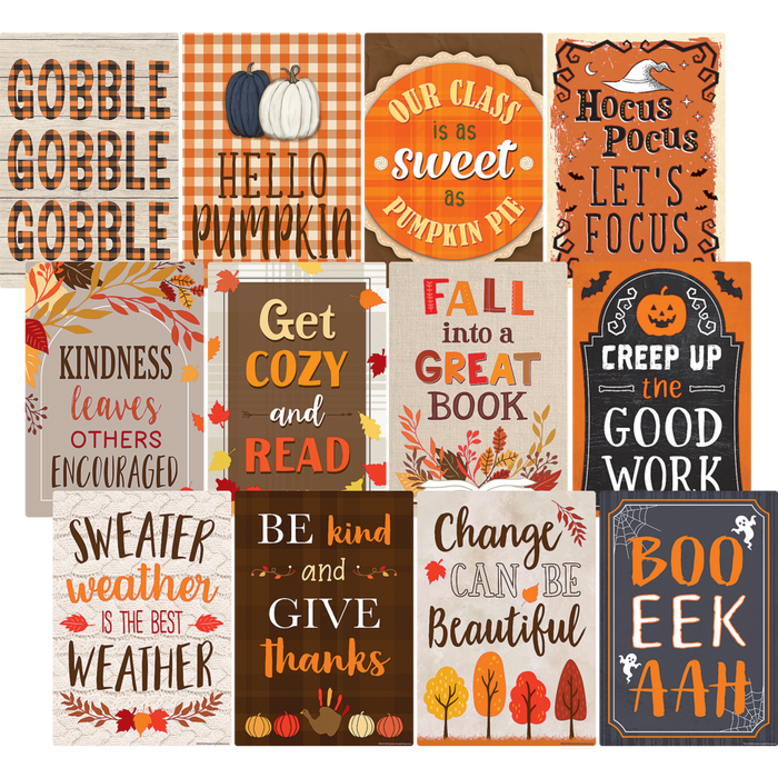 Teacher Created Fall Small Poster Pack (TCR 6112)