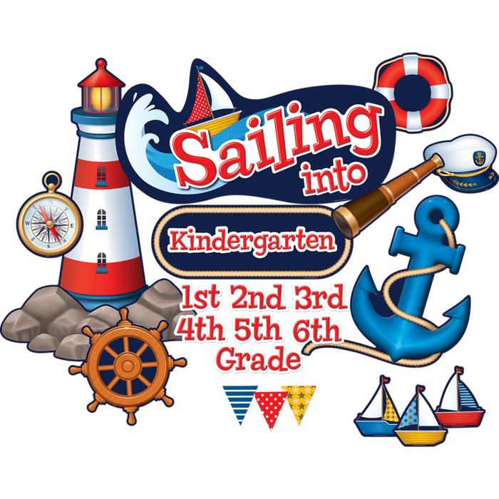 Teacher Created Sailing Into... Bulletin Board Display Set (TCR 5440)