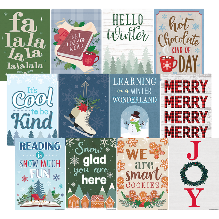 Teacher Created Winter Small Poster Pack (TCR 6110)