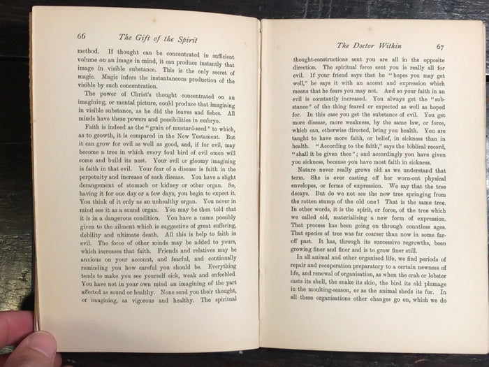 THE GIFT OF THE SPIRIT - P. MULFORD, A.E. WAITE, 2nd Ed 1903 - LAW OF ATTRACTION