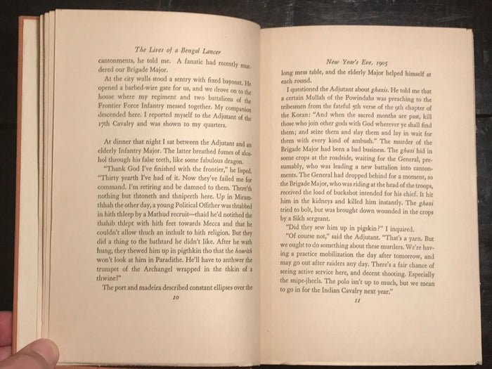 THE LIVES OF A BENGAL LANCER by Francis YEATS-BROWN, 1st / 1st 1930