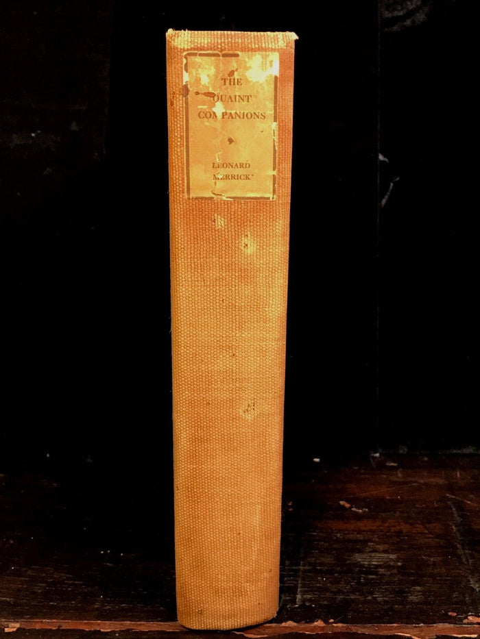 THE QUAINT COMPANIONS, LEONARD MERRICK ~ Limited Ed. of 1500, 1924 ~ H.G. Wells