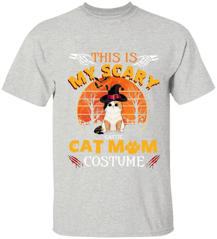 This Is My Scary Cat Mom Costume - Personalized T-shirt