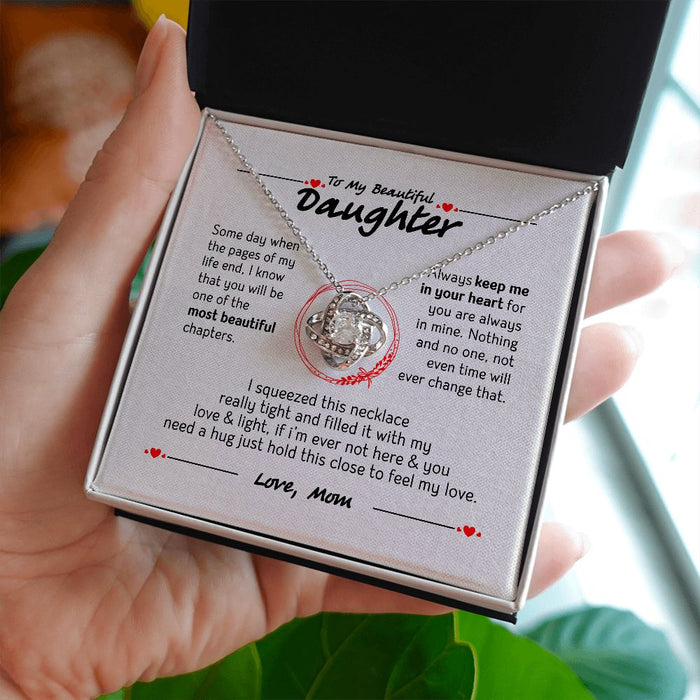 To My Daughter Necklace, Daughter Gift from Mom, Mom, Daughter Birthday Gift, Christmas Gift for Her 28113 B0BNJGM1JP