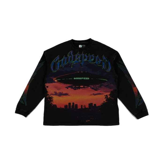U.A.P LS Tee 'Black Wash'