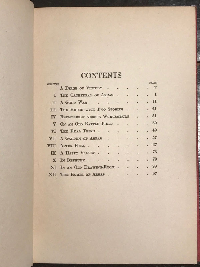 UNHAPPY FAR-OFF THINGS by Lord Dunsany, 1st / 1st 1919 ~ WWI Stories