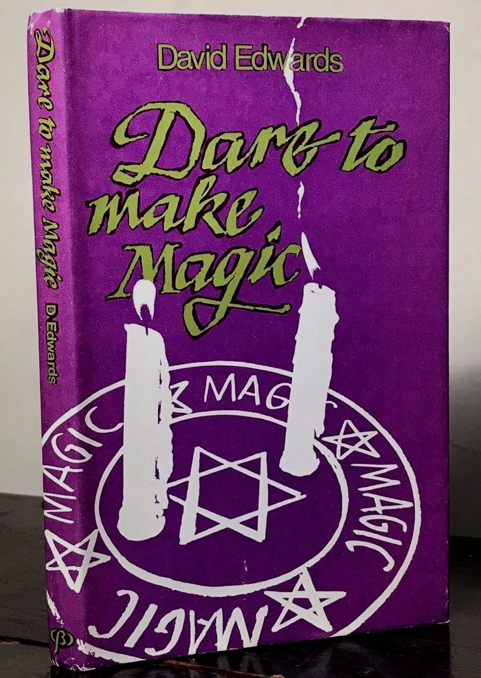 Very Rare DARE TO MAKE MAGIC David Edwards 1st/1st 1971 HC/DJ GOLDEN DAWN OCCULT