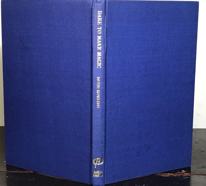 Very Rare DARE TO MAKE MAGIC David Edwards 1st/1st 1971 HC/DJ GOLDEN DAWN OCCULT