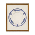 Victorian Blue Plate - Unframed Art Print