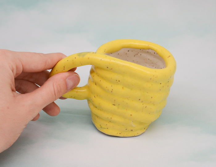 Yellow Coil Cup